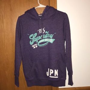 Superdry purple hoodie